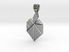 Apple tangram [pendant] 3d printed 