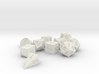 Polyset Dice Semongko Font with Extras 3d printed 