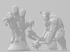 Gelatinous Hand miniature model fantasy games dnd 3d printed 