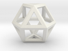 Cuboctahedron 3d printed 