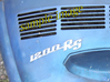 Rear lid nameplate "1400S" fits VeeDub Bug - raw 3d printed 