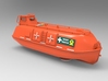 Lifeboat Typ D Diver Rescue 3d printed 