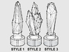 SK-IG static set of 3 Kyber Crystals 3d printed 