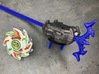 Beyblade Burst Launcher to Plastic Adapter Clutch 3d printed Your new launcher is ready!