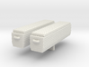 1/14 Diamond Plate Toolboxes (Set of 2) 3d printed 