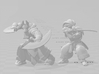 Anubis Bodyguard DnD 1/60 miniature for games rpg 3d printed 