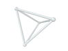 K4 - Tetrahedron 3d printed 