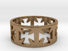 Outlaw Biker Cross Ring Size 13 3d printed 