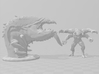 Aludran Reptiloid miniature model fantasy rpg dnd 3d printed 