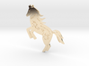 Chinese zodiac HORSE sign pendant 3d printed 