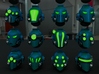 10-20x Alpha Omega or Reaver Variety Helmets 3d printed 
