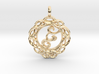 Celtic living water wellspring of life pendant. 3d printed 