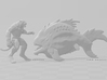 Mega Piranha miniature model fantasy games rpg dnd 3d printed 