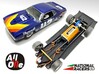 Chassis - SCX Plymouth Barracuda (AiO-Inline) 3d printed Chassis compatible with SCX model (slot car and other parts not included)