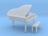 HO Scale Grand Piano 3d printed This is a render not a picture