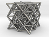 64 tetrahedrons, round struts, 2cm 3d printed 