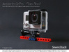  Adapter for GoPro and LEGO® Technic "Black Rock" 3d printed 