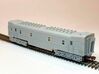 ATSF EMC 1A booster 3d printed primed shell and adapted trucks