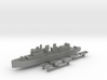 HMCS Prince David & landing craft 1:2500 3d printed 