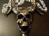 Skull-horns Necklace 3d printed 
