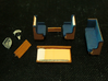 HO Pullman DR/C Furniture Pack, Ionic Style 3d printed Finally, here is a photo of the components used to furnish one drawing room with annex;