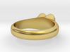 Heart Shaped Ring with Picture 3d printed 