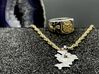 Bitcoin when island? Bora Bora necklace 3d printed 