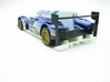 PSSX01101 Chassis for Scalextric Ginetta G60 LT P1 3d printed view with rear wing PSSX01102