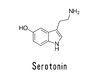 Serotonin Pendant - Molecular Jewelry 3d printed 