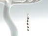 Rice Panicle Pendant - Botanical Jewelry 3d printed 
