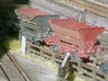 2x N Gauge Hudson Tipping Wagons 3d printed Finished wagons with Farish wheelsets (axle tips filed off)