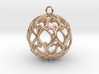 Round Heart Pendant/ Earring 13878 3d printed 