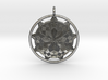 Sun Mandala pendant 3d printed 