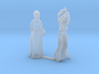 S Scale Old Lady and Young Dancer 3d printed This is a render not a picture