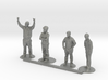 HO Scale Standing People 3  3d printed This is a render not a picture