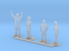 HO Scale Standing People 3  3d printed This is a render not a picture