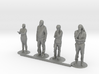 O Scale Standing People 4 3d printed This is a render not a picture