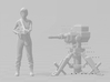 Aliens Sentry Gun miniature model scifi games rpg 3d printed 