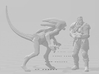 Aliens Spitter miniature model scifi games rpg dnd 3d printed 