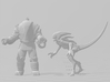 Aliens Spitter miniature model scifi games rpg dnd 3d printed 