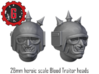 28mm Heroic Scale Blood Traitor heads 3d printed 