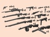 1/35 WW2 Soviet partisan weapons 3d printed 