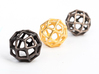 Polyhedral Jewelry: Geodesic Cube 3d printed 