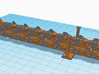 1/64th Fracking Missile Manifold trailer 3d printed 