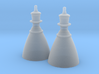 1/48 AJ10-138 engines for Titan III Transtage 3d printed 