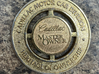 Cadillac Heritage of Ownership Master Owner Badge 3d printed 14k Gold plated brass