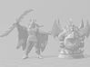 Guardian Dragon Statue miniature model fantasy dnd 3d printed 