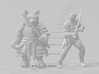 Samurai Doggo miniature model fantasy games dnd wh 3d printed 