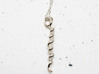 Borrelia Spirochete Pendant - Microbiology Jewelry 3d printed 