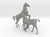 HO Scale Horses 4 3d printed This is a render not a picture